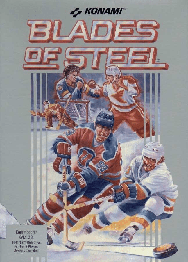 Blades Of Steel box art for Commodore 64